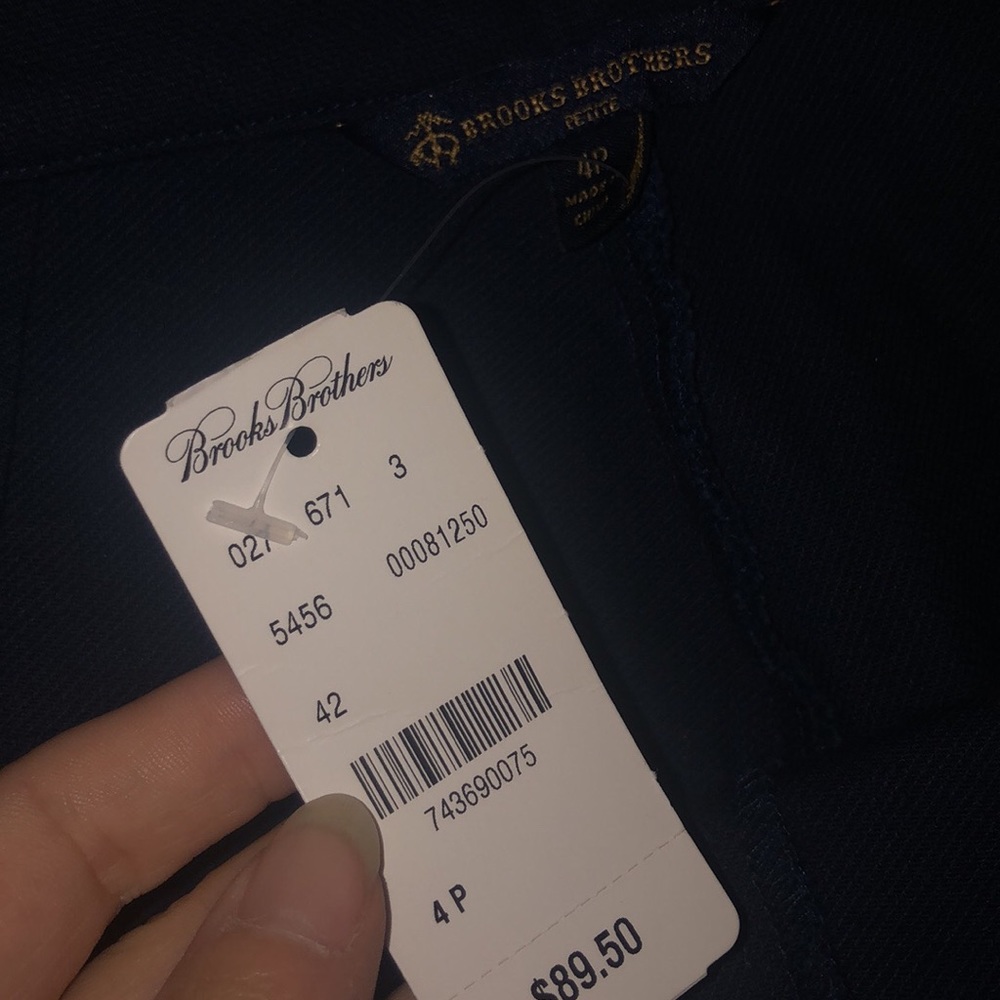 Brooks brothers pants with tag size four petite